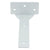 Centre t brackets - White